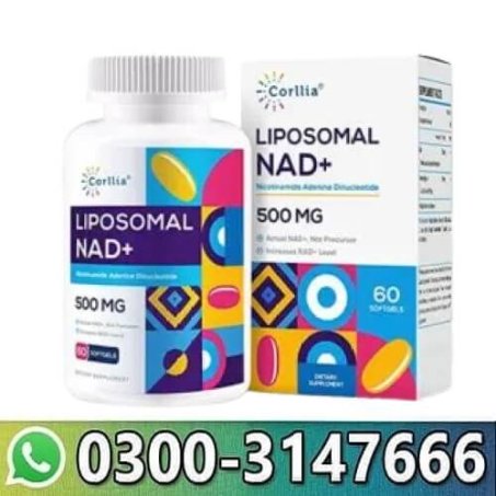 Liposomal NAD 500mg With TMG 250mg Softgels Price in pakistan