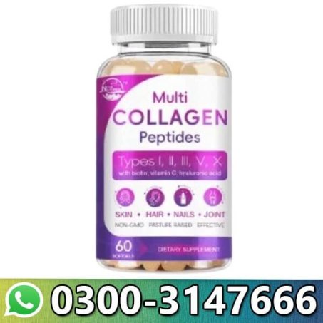 Multi Collagen Peptides 5 Types With Biotin Hyaluronic Acid In Pakistan