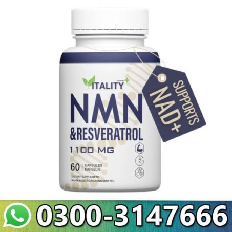 NMN & Resveratrol 60 Capsules 1100mg In Pakistan