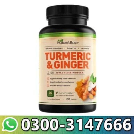 Nature's Base Turmeric Ginger Apple Cider Vinegar In Pakistan