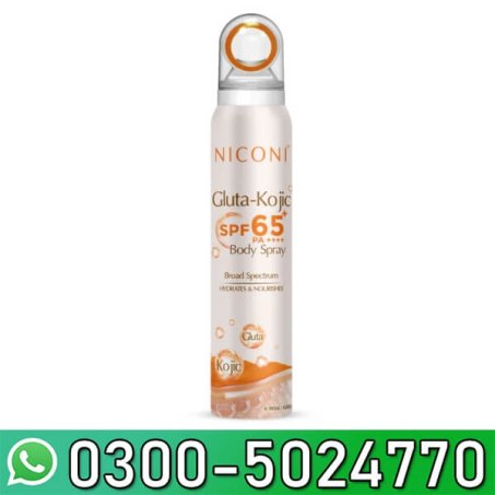 Niconi Gluta-Kojic SPF 65+ PA++++ Body Spray (180ml)