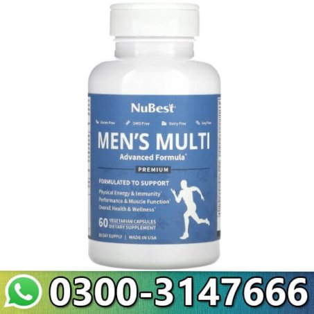 Nubest Men’s Multi Advanced Herbal Supplement for Men In Pakistan 