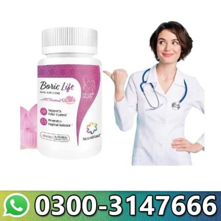 NutraBlast Boric Acid Vaginal Suppositories In Pakistan