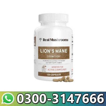 Real Mushrooms Lion’s Mane Capsules In Pakistan