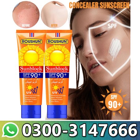 Roushun Sunblock Cream in Pakistan