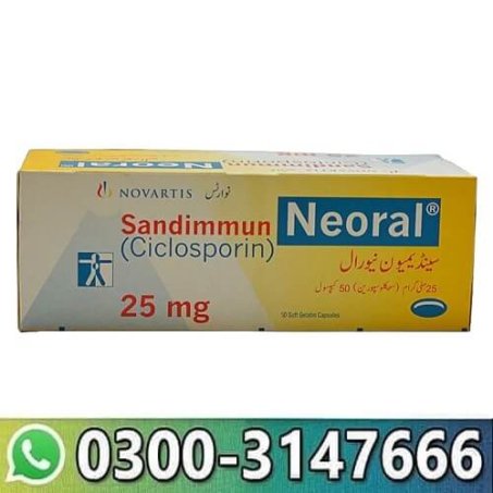 Sandimmun Neoral 25mg Tablets In Pakistan