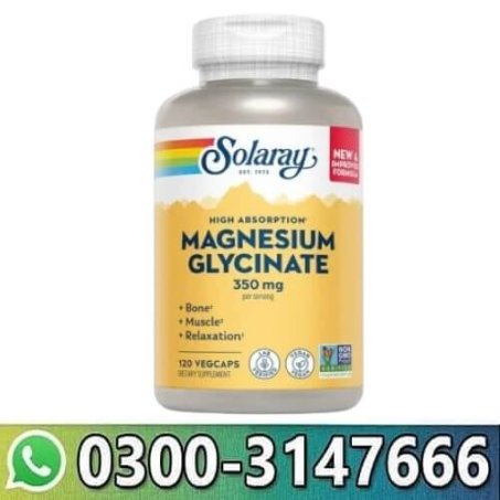 Solaray Magnesium Glycinate 350mg Capsule In Pakistan