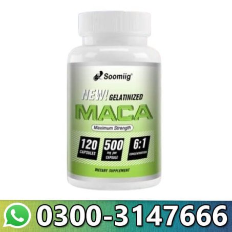 Soomiig Gelatinized Maca Capsules Price In Pakistan