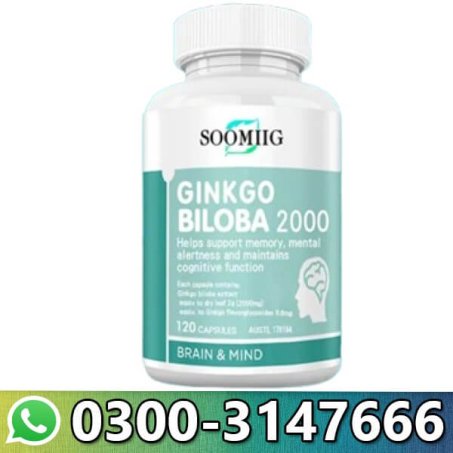 Soomiig Ginkgo Biloba 2000 Capsules Price In Pakistan