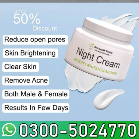 The Health Healer Night Cream In Pakistan