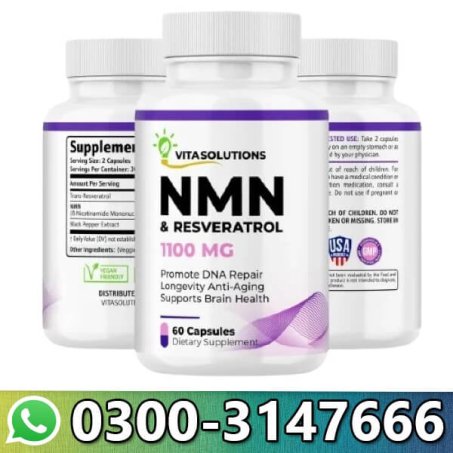 VitaSolutions NMN 1100mg Supplement In Pakistan
