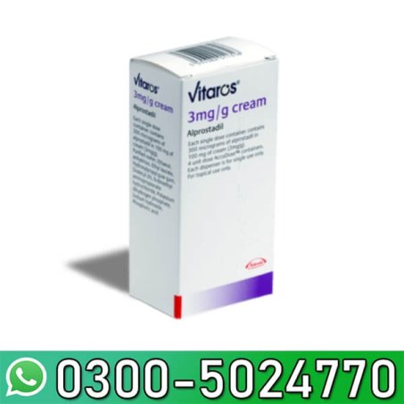 Vitaros Cream Price In Pakistan