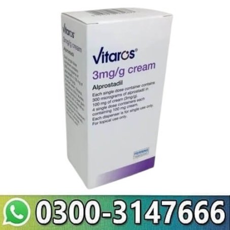 Vitaros Cream Price In Pakistan