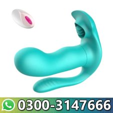 3 In 1 Anal Butt Plug With Sucking Dildo In Pakistan