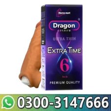  6 Inch Single Hole Silicone Reusable Condom For Men In Pakistan