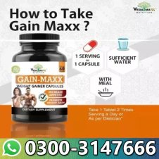  Gain Maxx Weight Gainer Capsules In Pakistan