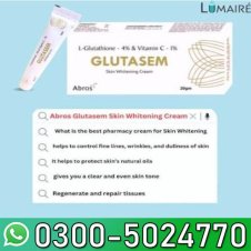  Glutasem Skin Whitening Cream In Pakistan