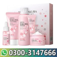  LAIKOU Japan Sakura 5 Pieces Skincare Set In Pakistan