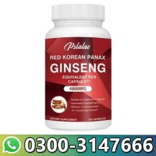  Pslalae Red Korean Panax Ginseng 4800 Mg Price In Pakistan